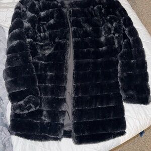 Black Faux Fur Jacket